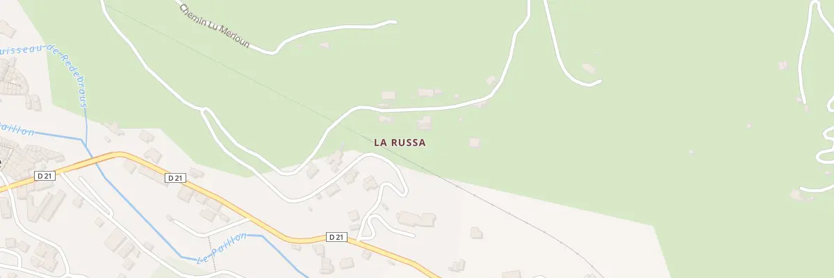 Plan du 755 Che du Brec et de la Russa à L’Escarène