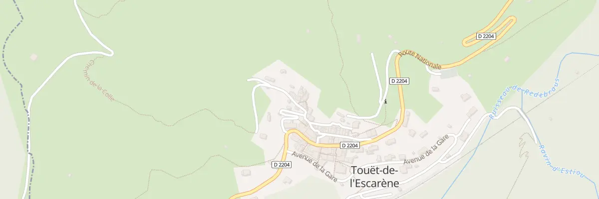 Plan du 12 Vc des Escaions à Touët-de-l’Escarène