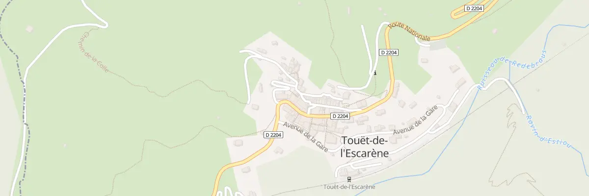 Plan du 5 Pas du Pountin à Touët-de-l’Escarène