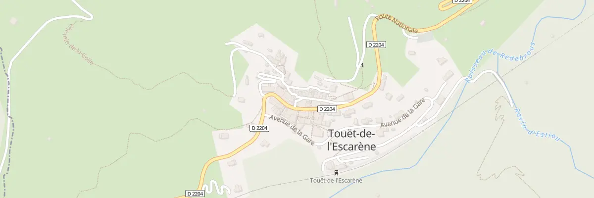 Plan du 17 Pas du Tribunal à Touët-de-l’Escarène