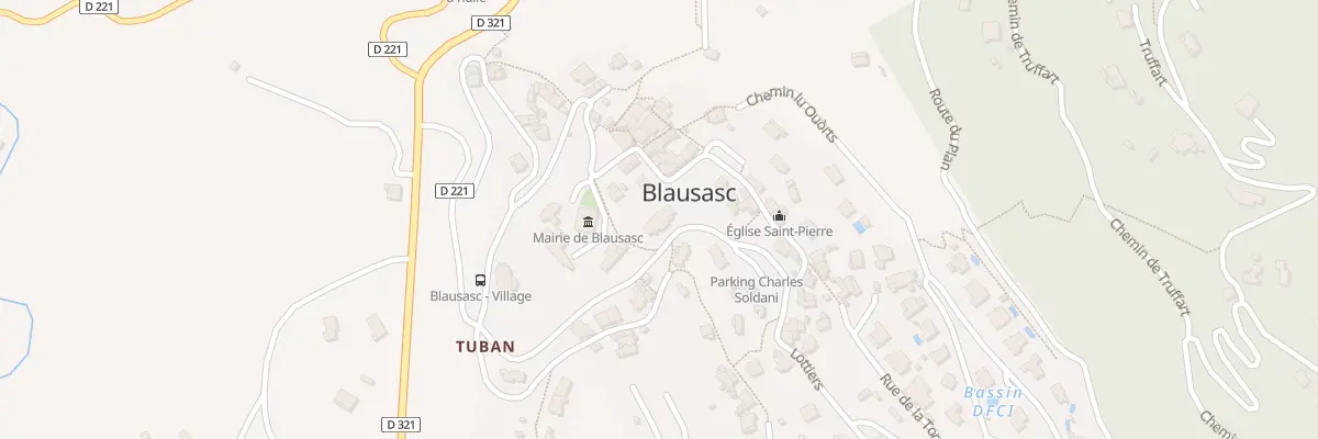 Plan du 8 Lottiers à Blausasc