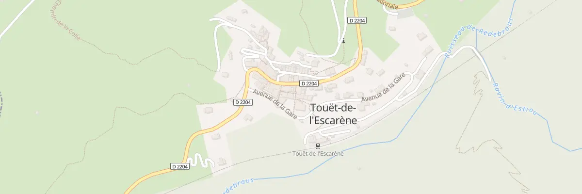 Plan du 5 Rue du Presbytère à Touët-de-l’Escarène