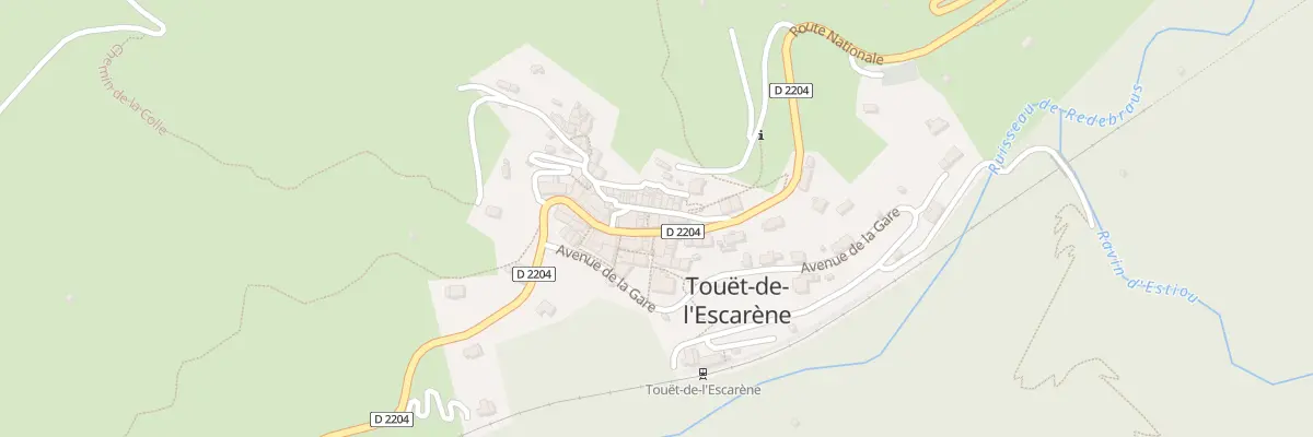 Plan du 1 Pas de la Fontaine à Touët-de-l’Escarène