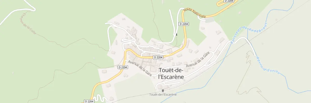 Plan du 2 Rue du Four à Touët-de-l’Escarène