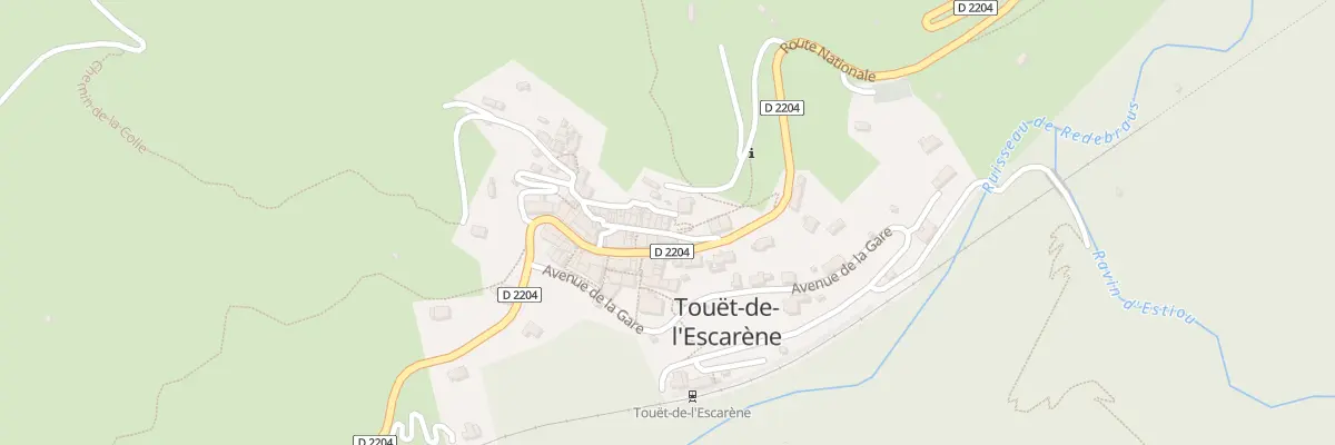 Plan du 1 Rue des Espras à Touët-de-l’Escarène