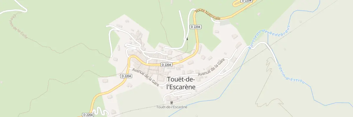 Plan du 2 Rue des Espras à Touët-de-l’Escarène