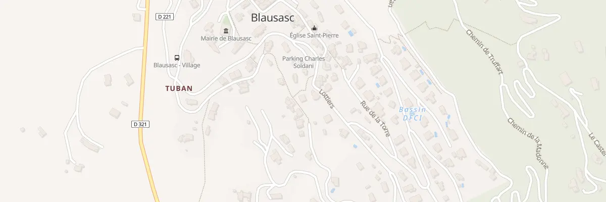 Plan du 8C Lottiers à Blausasc
