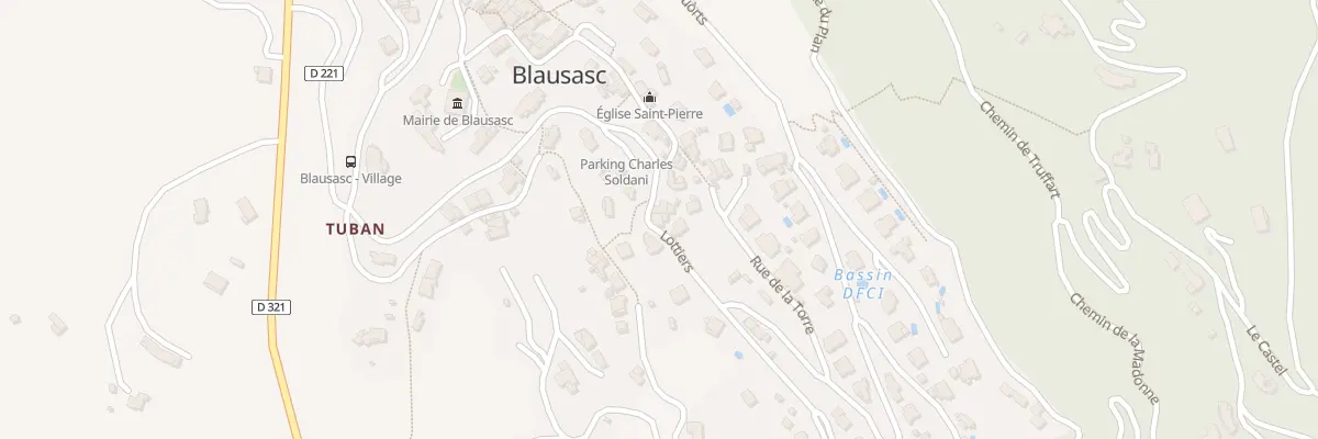 Plan du 3 Lottiers à Blausasc
