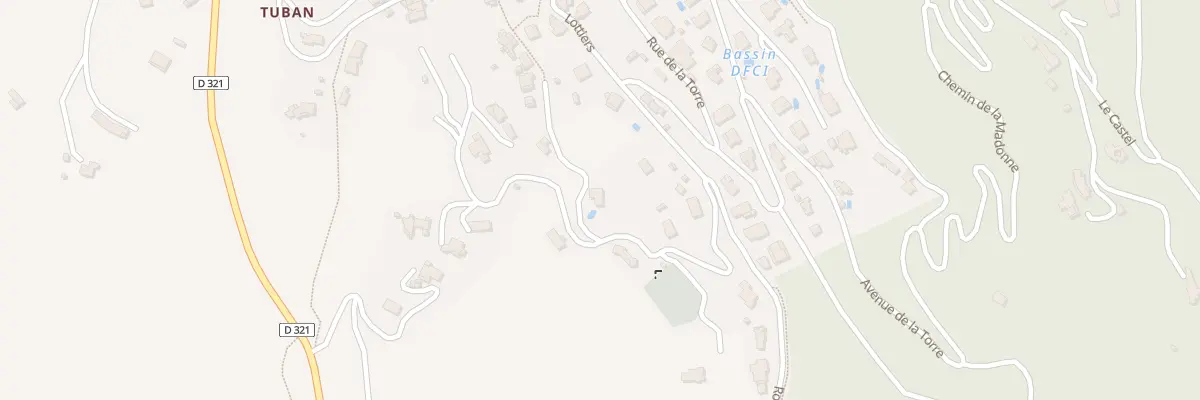 Plan du 234 Conille à Blausasc