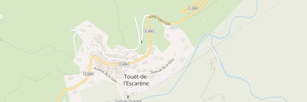 Plan du 34 Rte Nationale à Touët-de-l’Escarène