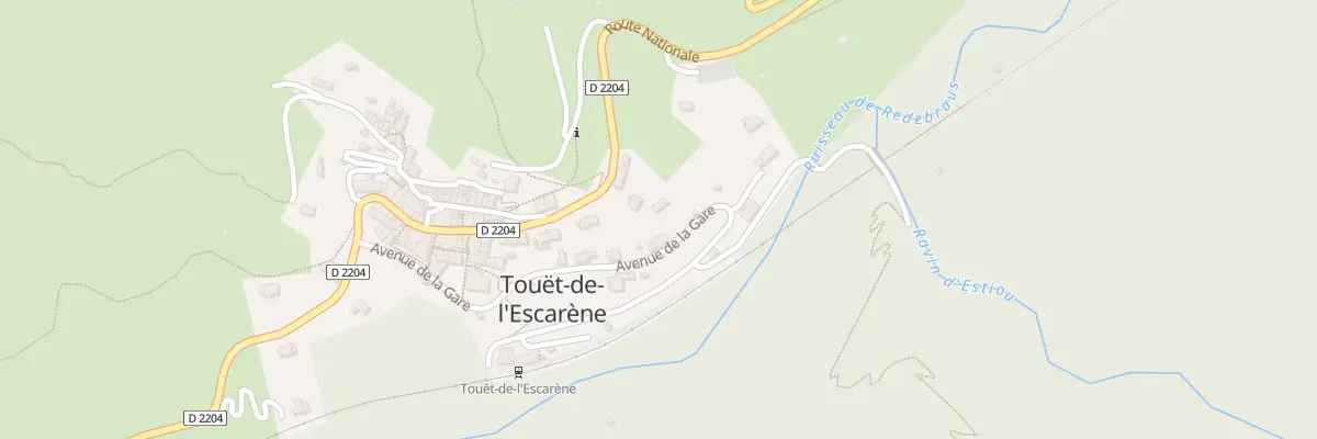 Plan du 9 Av de la Gare à Touët-de-l’Escarène