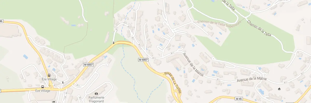 Plan du 229 Av de la Marne à Èze