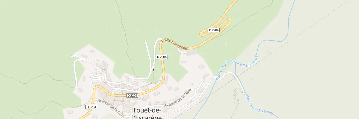Plan du 36A Rte Nationale à Touët-de-l’Escarène
