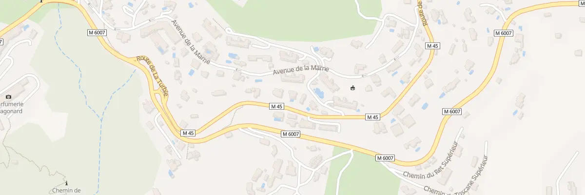 Plan du 283 Rte de la Turbie à Èze