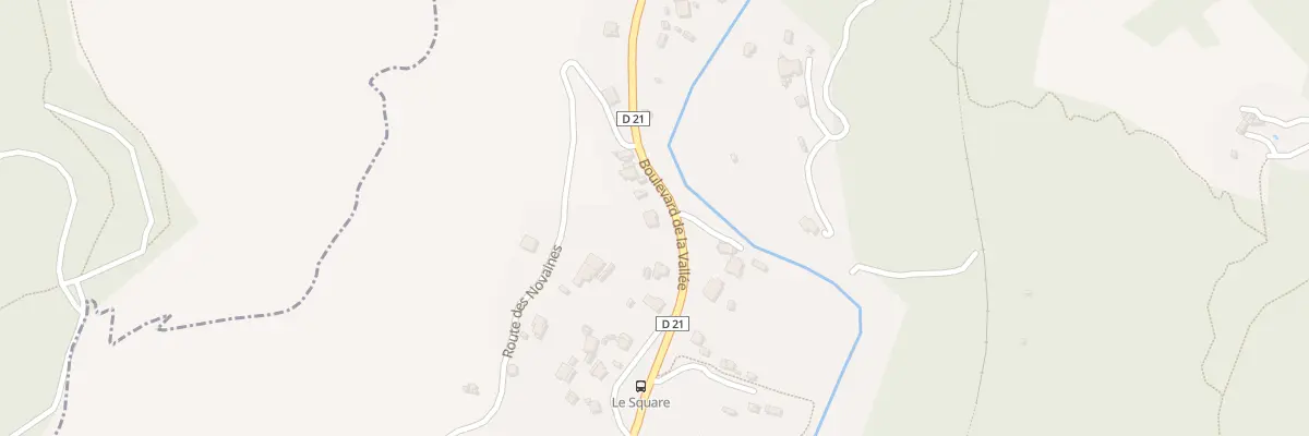 Plan du 5453 Bd de la Vallée à Peillon