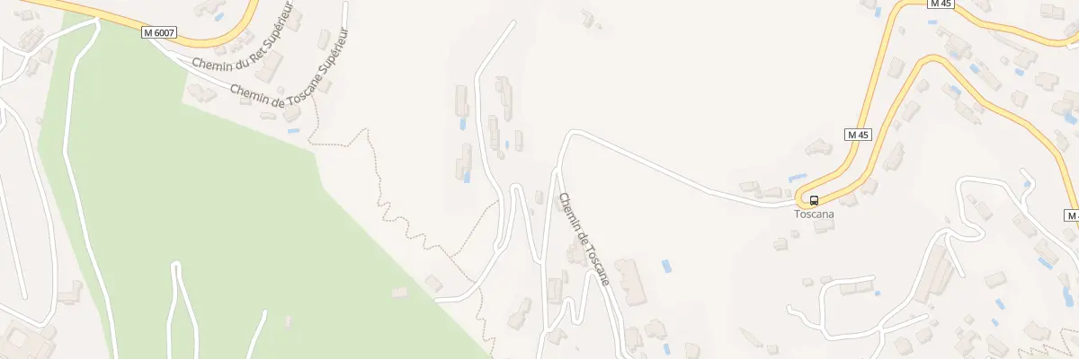 Plan du 320 Che de Toscane Inférieur à Èze