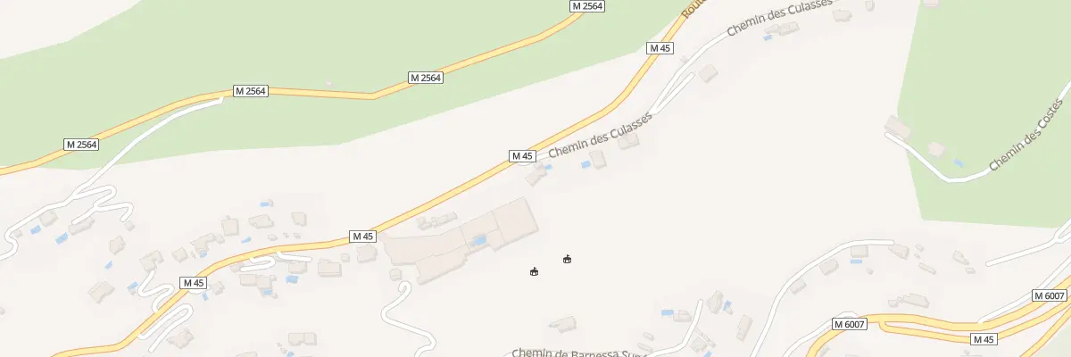 Plan du 22 Che des Culasses à Èze