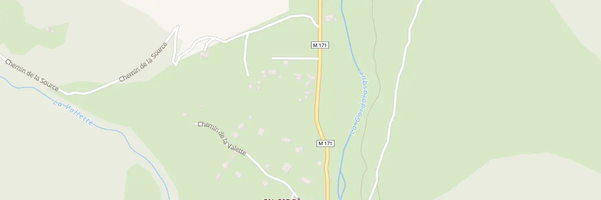 Plan du 8161 Rte de la Gordolasque à Belvédère