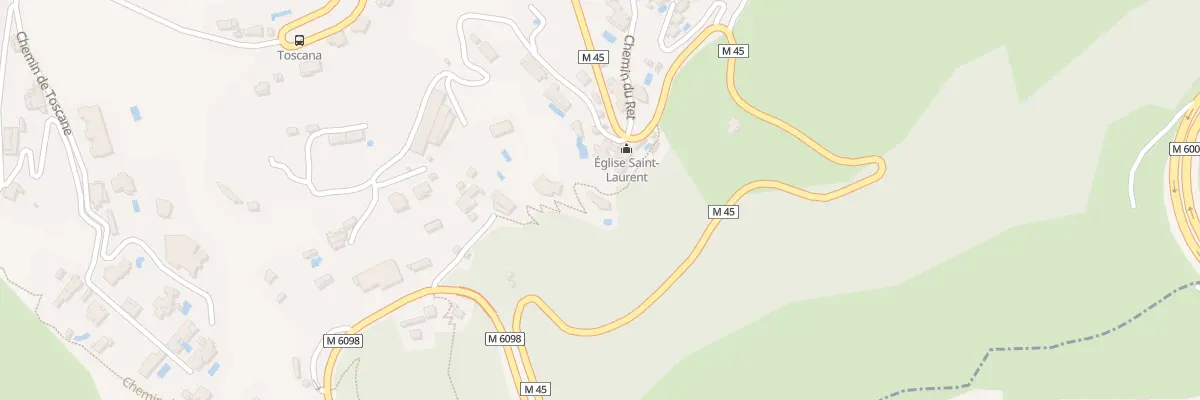 Plan du 1 Che du Serrier Inférieur à Èze