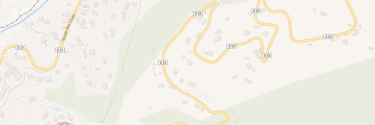 Plan du 3989 Rte de Peille à Peille