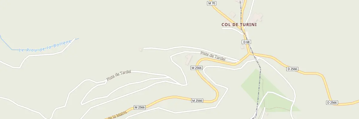 Plan du 5268 L’Ibac de la Fracha à La Bollène-Vésubie