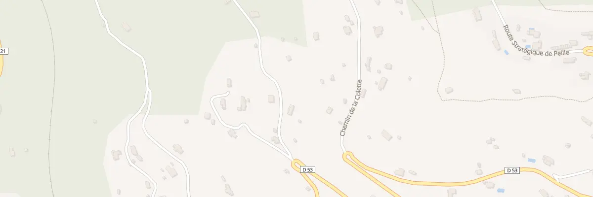 Plan du 2518D Rte de la Grave à Peille