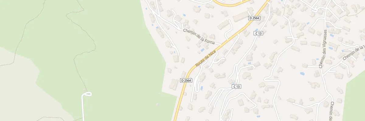 Plan du 600E Rte de Nice à La Turbie