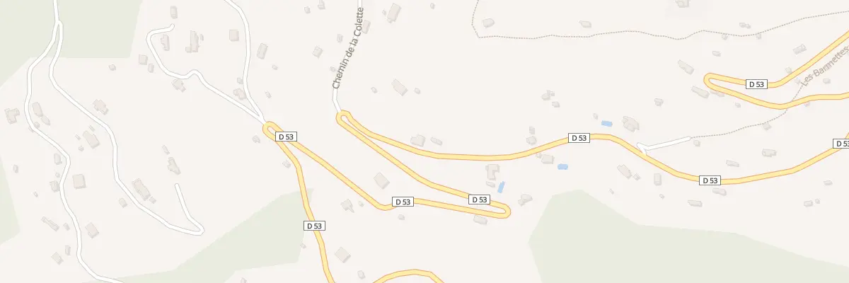 Plan du 1838 Rte de la Grave à Peille