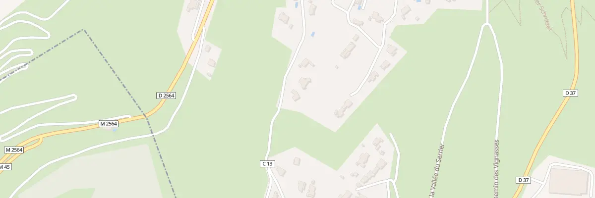 Plan du 633 Che du Serrier N 13 à La Turbie