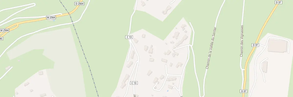 Plan du 855A Che du Serrier N 13 à La Turbie