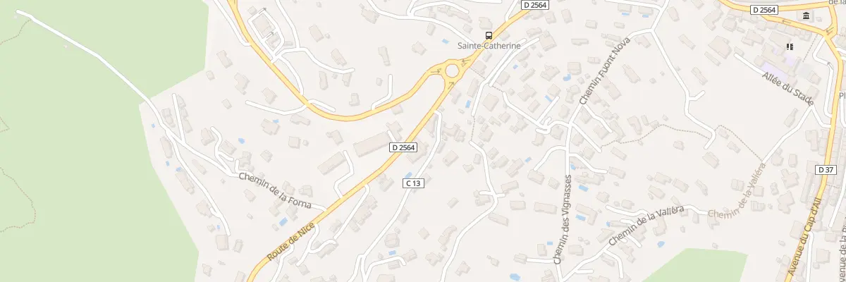 Plan du 371 Rte de Nice à La Turbie