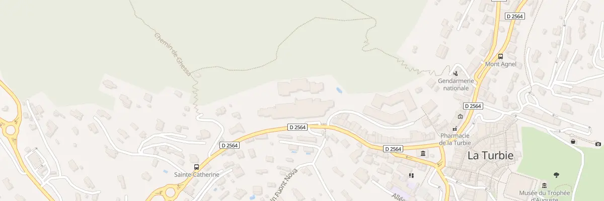 Plan du 36 Rte de Nice à La Turbie