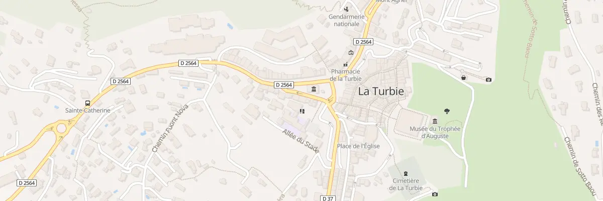 Plan du 9 Rue des Combattants en Afn à La Turbie