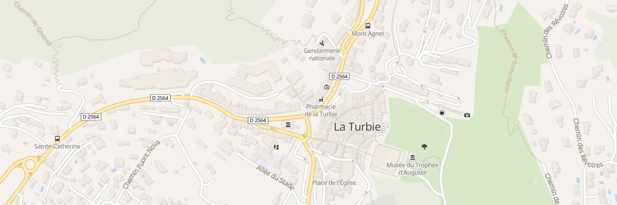 Plan du 4 Av General de Gaulle à La Turbie
