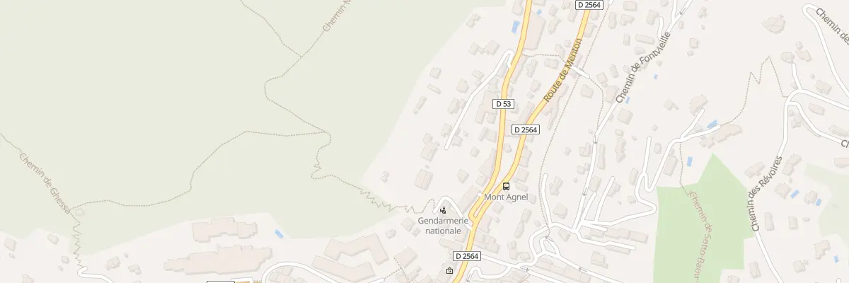 Plan du 30 Rte du Mont Agel à La Turbie