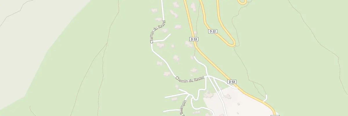 Plan du 96A Che du Rastel à Peille