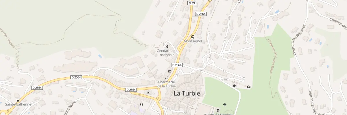 Plan du 14 Av General de Gaulle à La Turbie