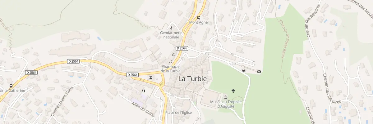 Plan du 11 Pl Théodore de Banville à La Turbie