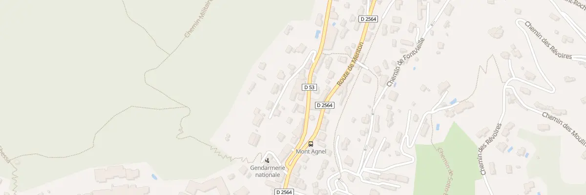 Plan du 22 Rte du Mont Agel à La Turbie