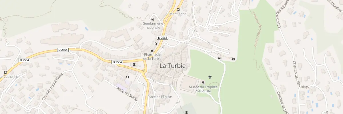 Plan du 8 Rue Droite à La Turbie