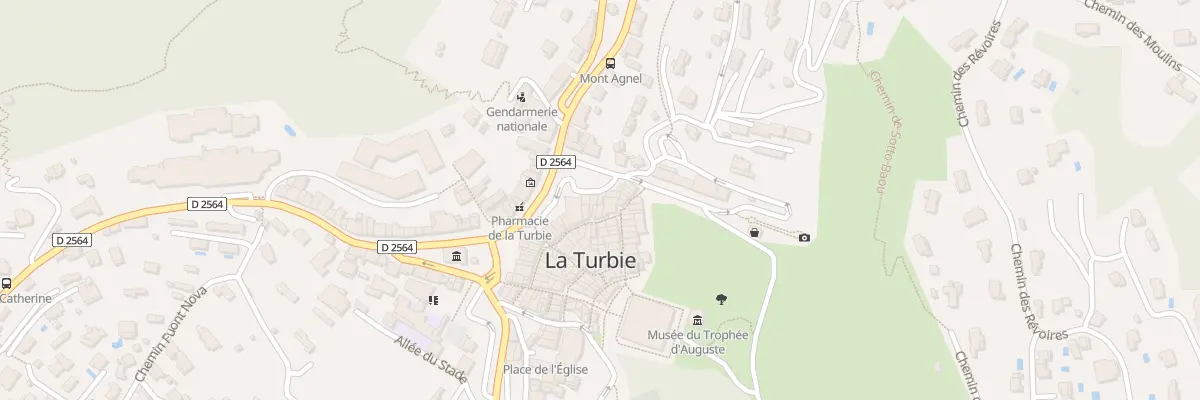 Plan du 3 Rue Droite à La Turbie