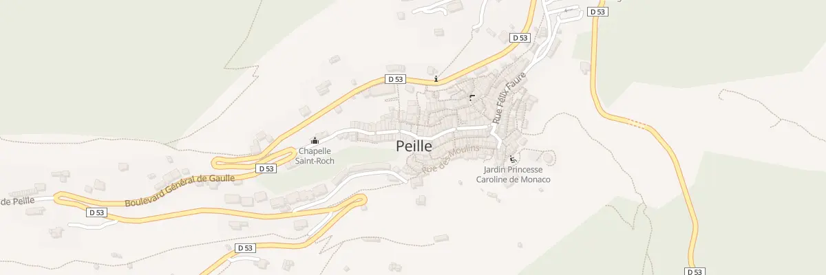 Plan du 2 Rue du Pous à Peille