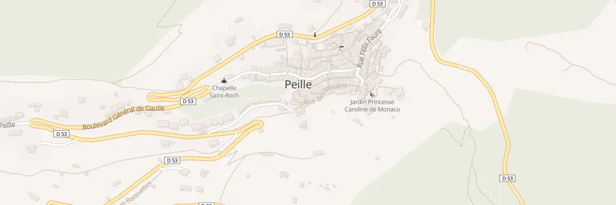Plan du 2 Rue des Moulins à Peille