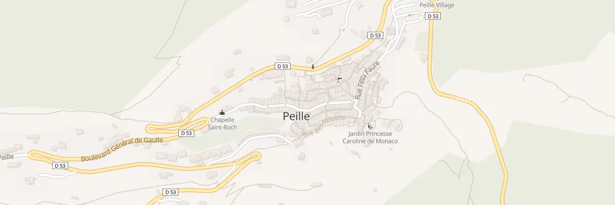 Plan du 1 Rue Centrale à Peille