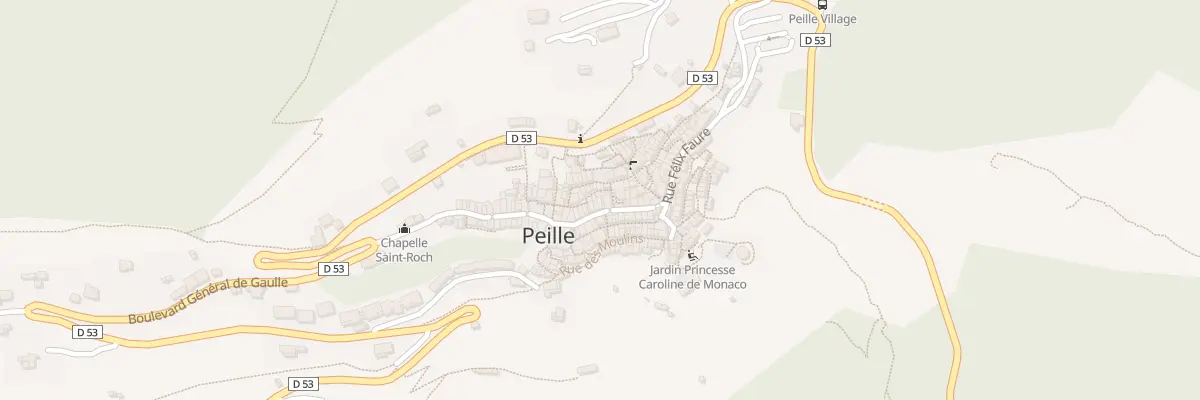 Plan du 11 Rue Centrale à Peille
