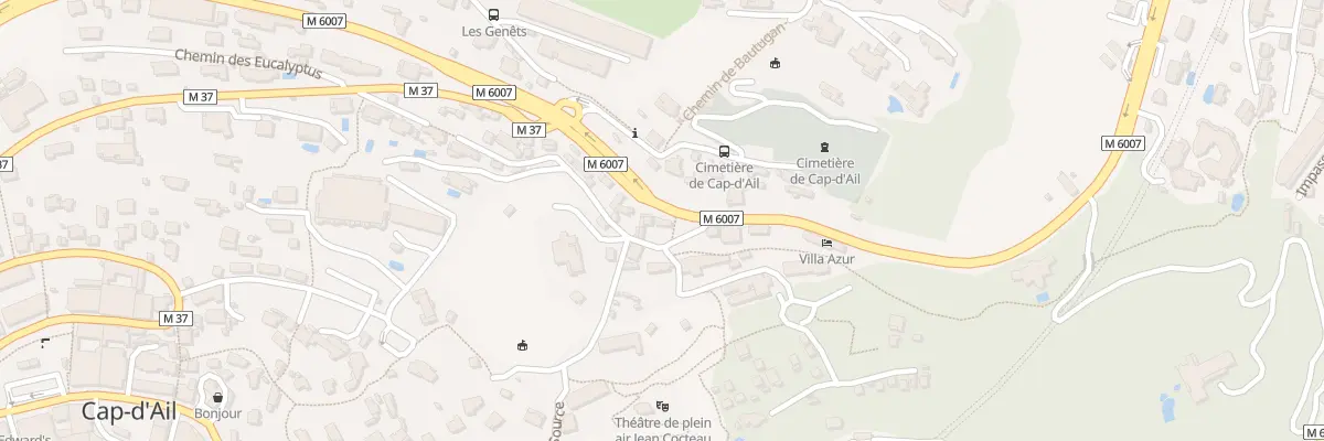 Plan du 50 Rte Moyenne Corniche à Cap-d’Ail