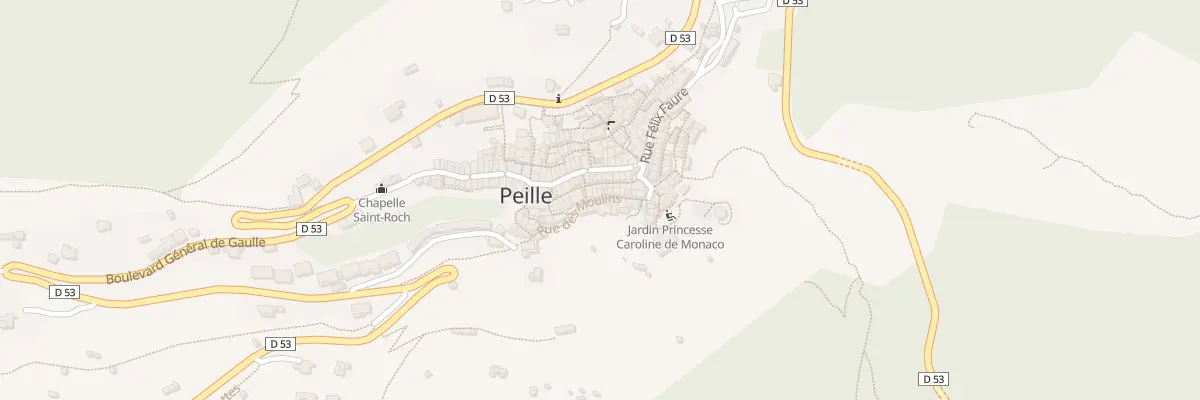 Plan du 14 Rue des Moulins à Peille