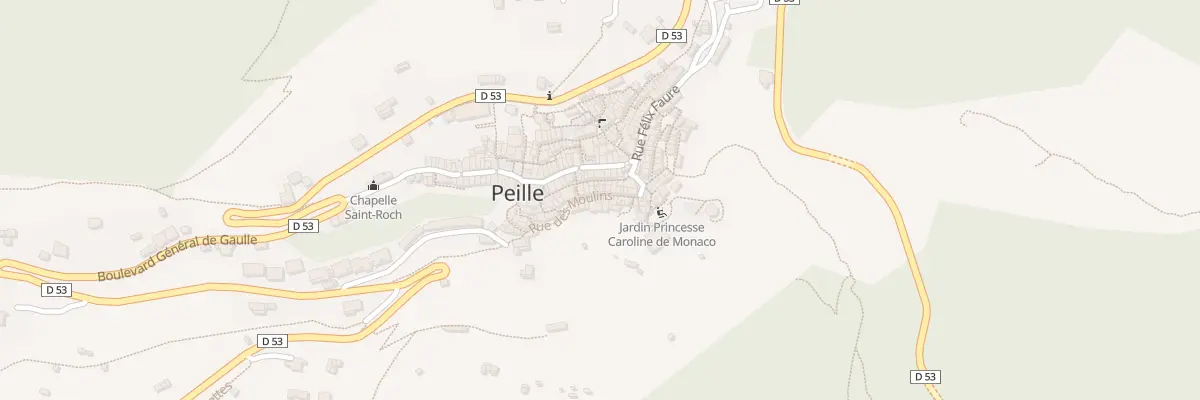 Plan du 16 Rue des Moulins à Peille