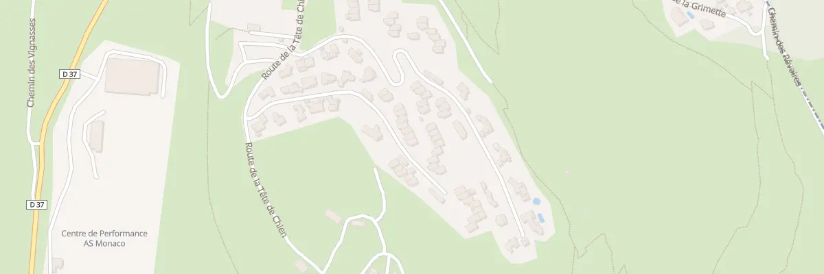 Plan du 135 Rue des Hauts de Monte Carlo à La Turbie