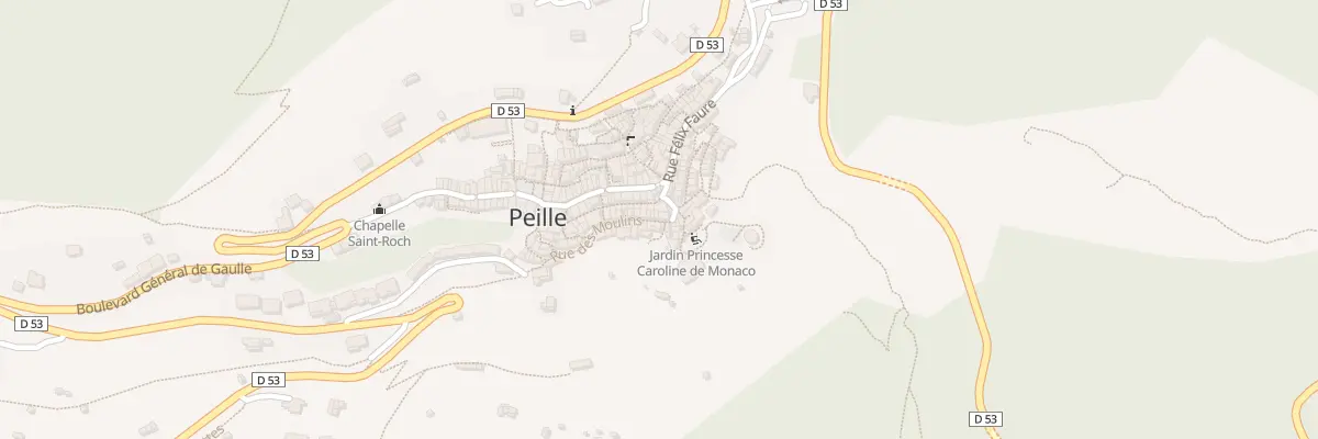 Plan du 28 Rue des Moulins à Peille
